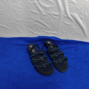 size 9 sandals mootsies tootsies navy color